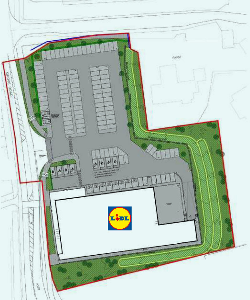 Previous site plan