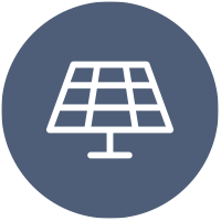 Solar panel icon